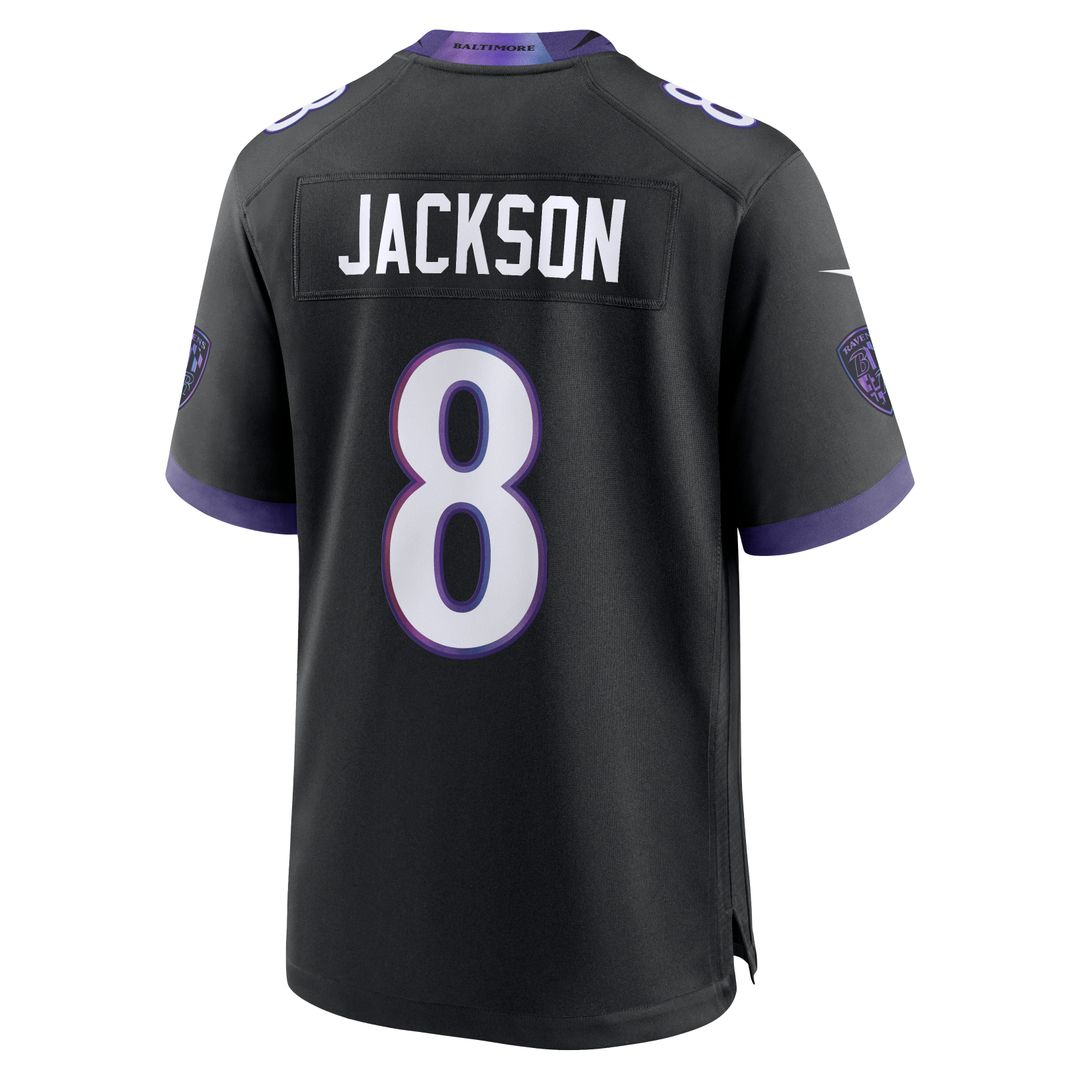 Lamar Jackson Baltimore Ravens Alternate Game Jersey - Purple