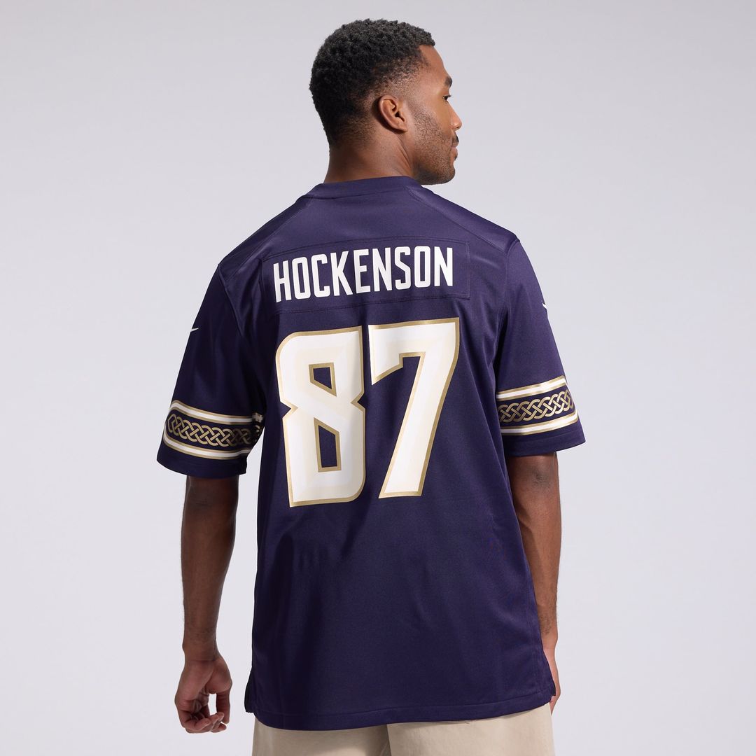 T.J. Hockenson Minnesota Vikings 2026 Rivalries Collection Game Jersey - Purple