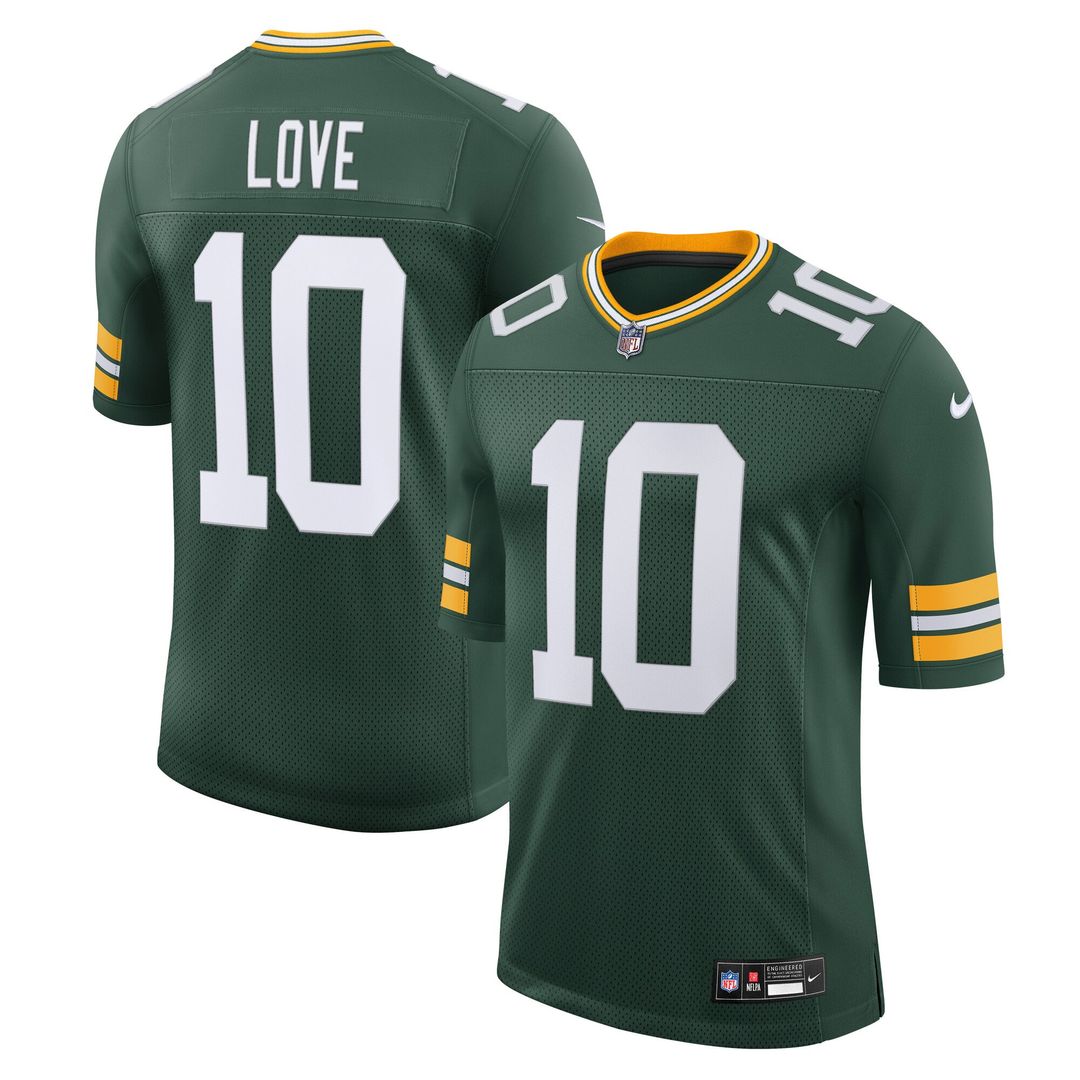 Jordan Love Green Bay Packers Vapor Untouchable Limited Jersey - Green