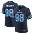 Jeffery Simmons Tennessee Titans 2026 Rivalries Collection Game Jersey - Navy