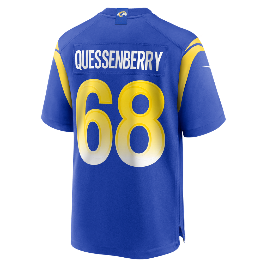 David Quessenberry Los Angeles Rams Game Jersey - Royal Blue