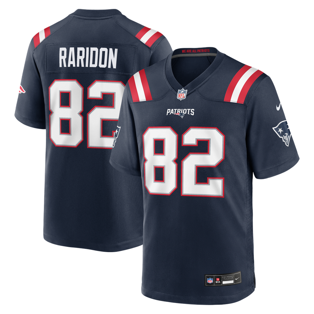 Eli Raridon New England Patriots Game Jersey - Navy
