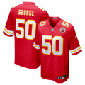 Brandon George Kansas City Chiefs Game Jersey - Red
