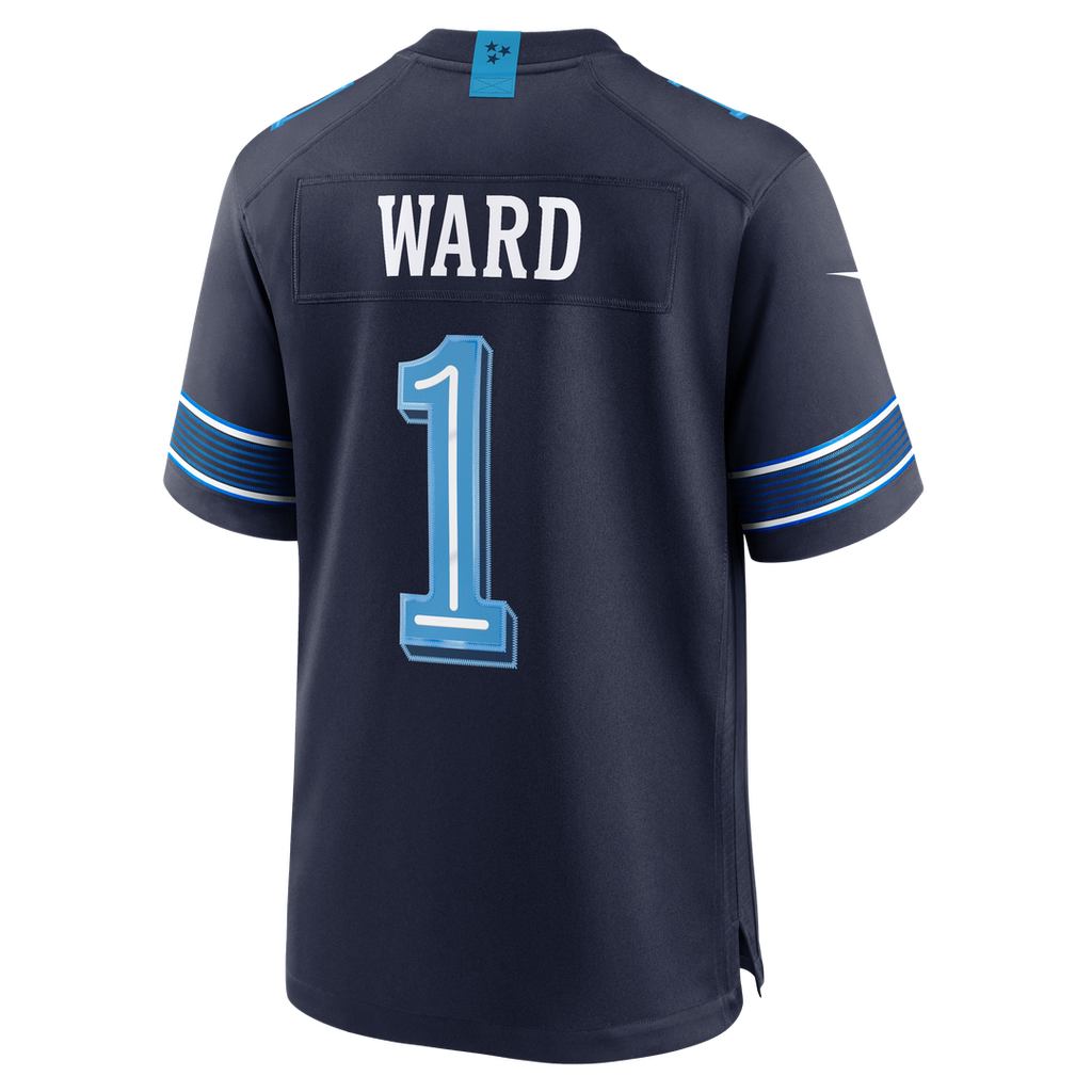 Cameron Ward Tennessee Titans 2026 Rivalries Collection Game Jersey - Navy