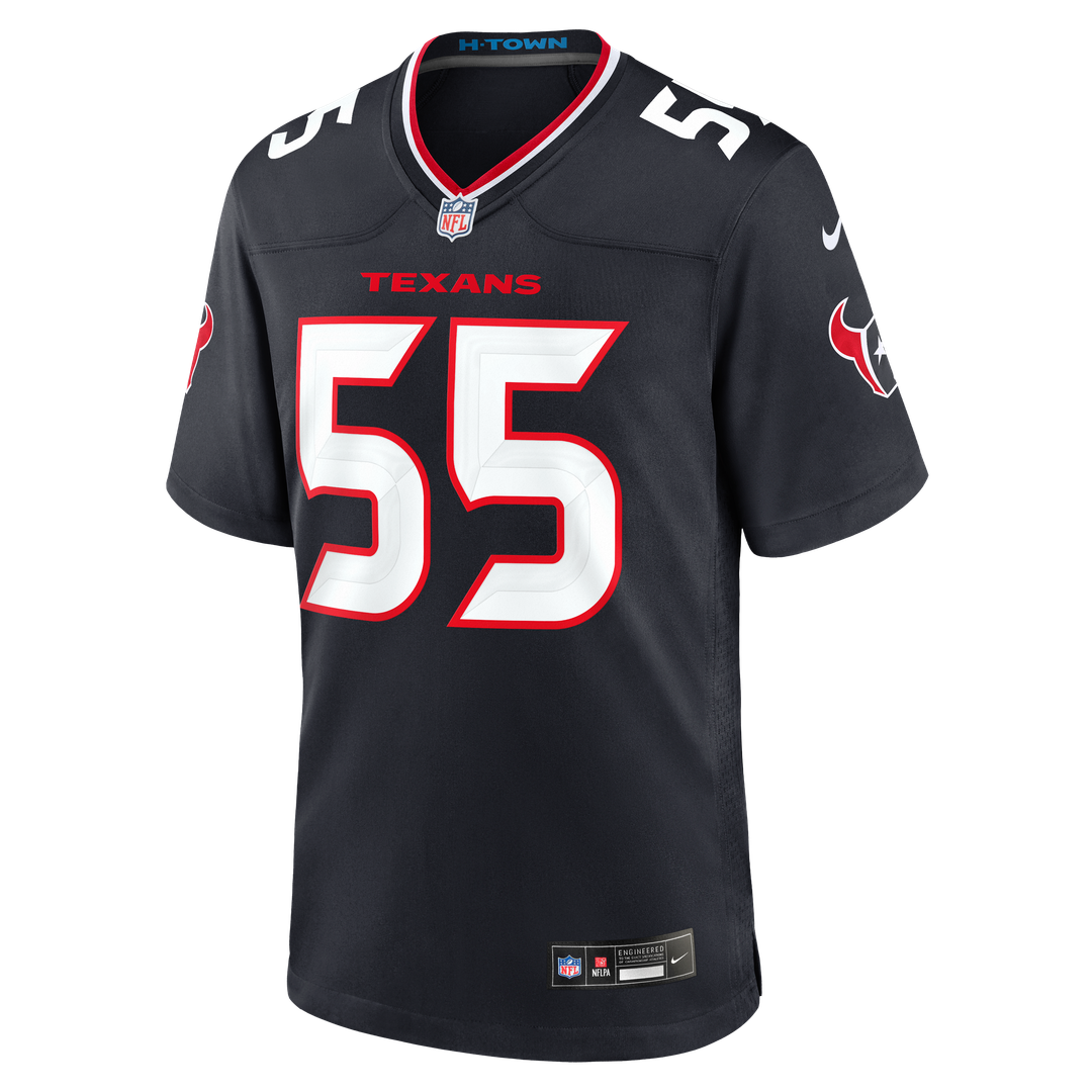Danielle Hunter Houston Texans Game Jersey - Navy