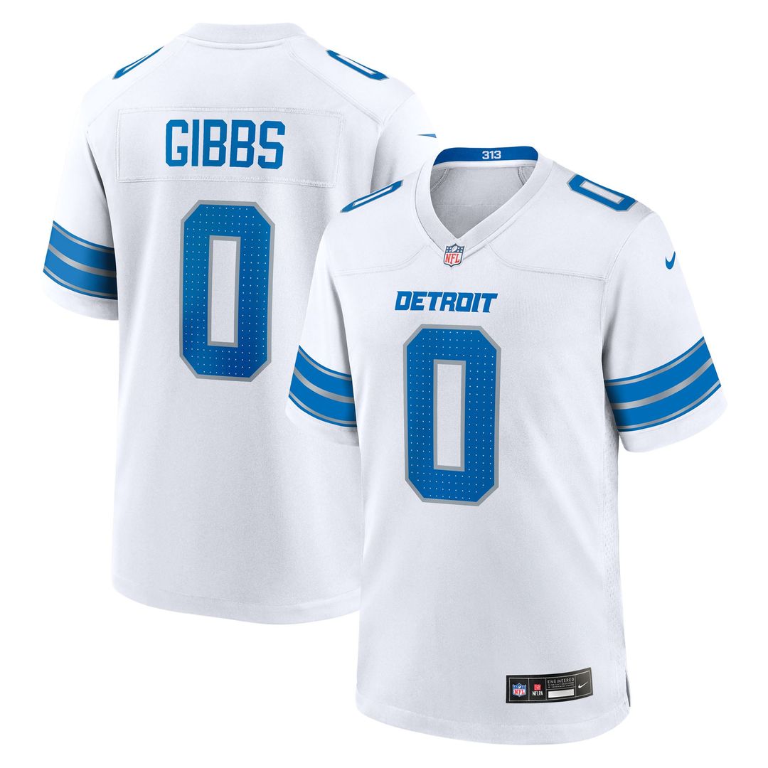 Jahmyr Gibbs Detroit Lions 2nd Alternate Game Jersey - Black