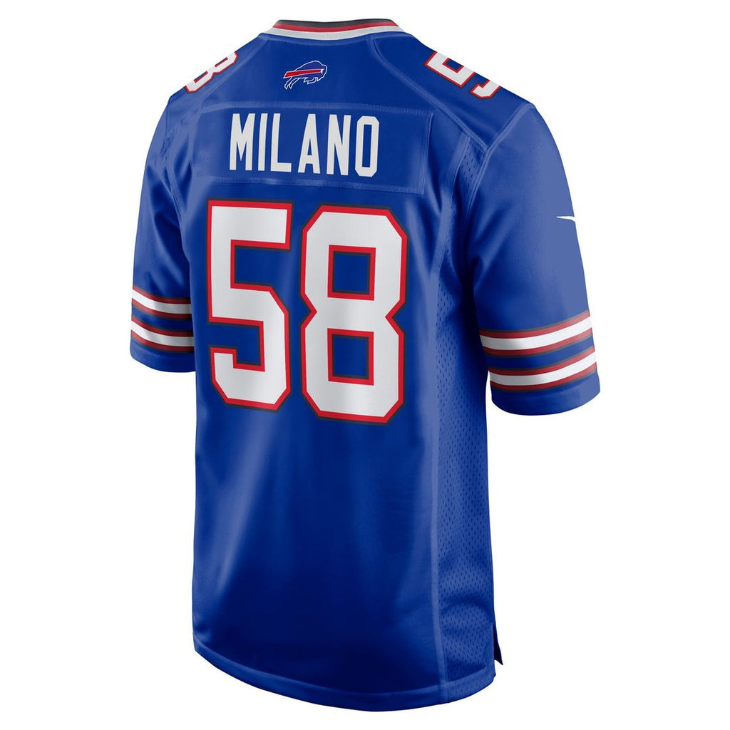 Matt Milano Buffalo Bills Alternate Game Jersey - Red