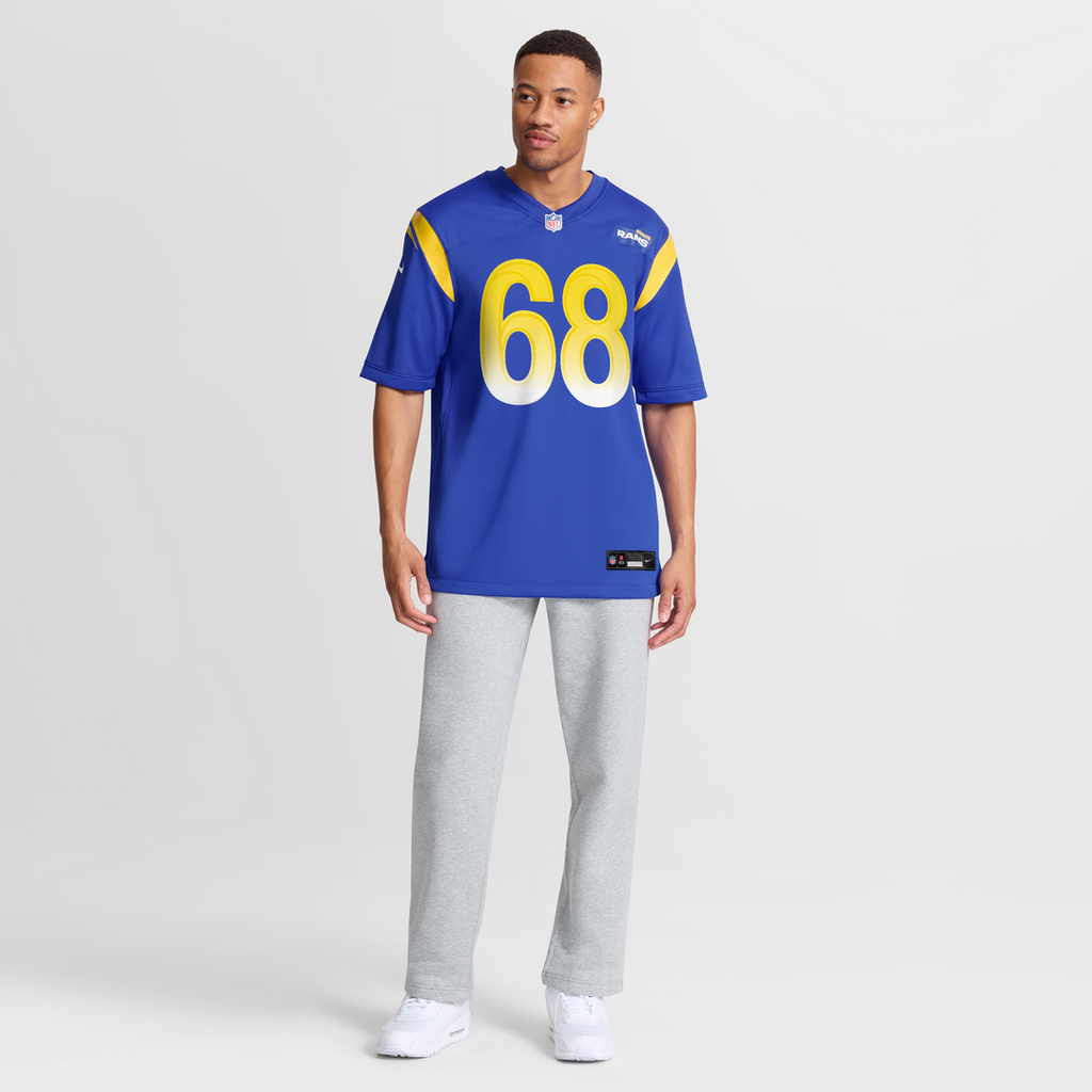 Mike McAllister Los Angeles Rams Home Game Jersey - Royal Blue