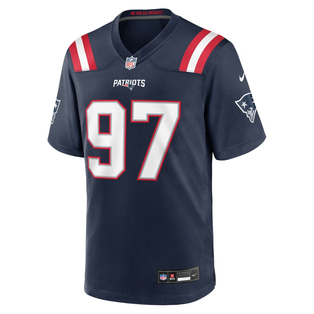 Milton Williams New England Patriots Game Jersey - Navy