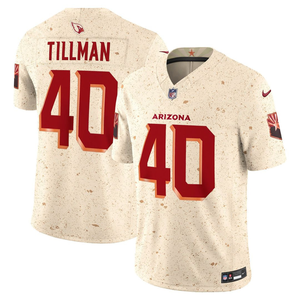 Pat Tillman Arizona Cardinals Rivalries Collection Stitched Limited Jersey - Natural