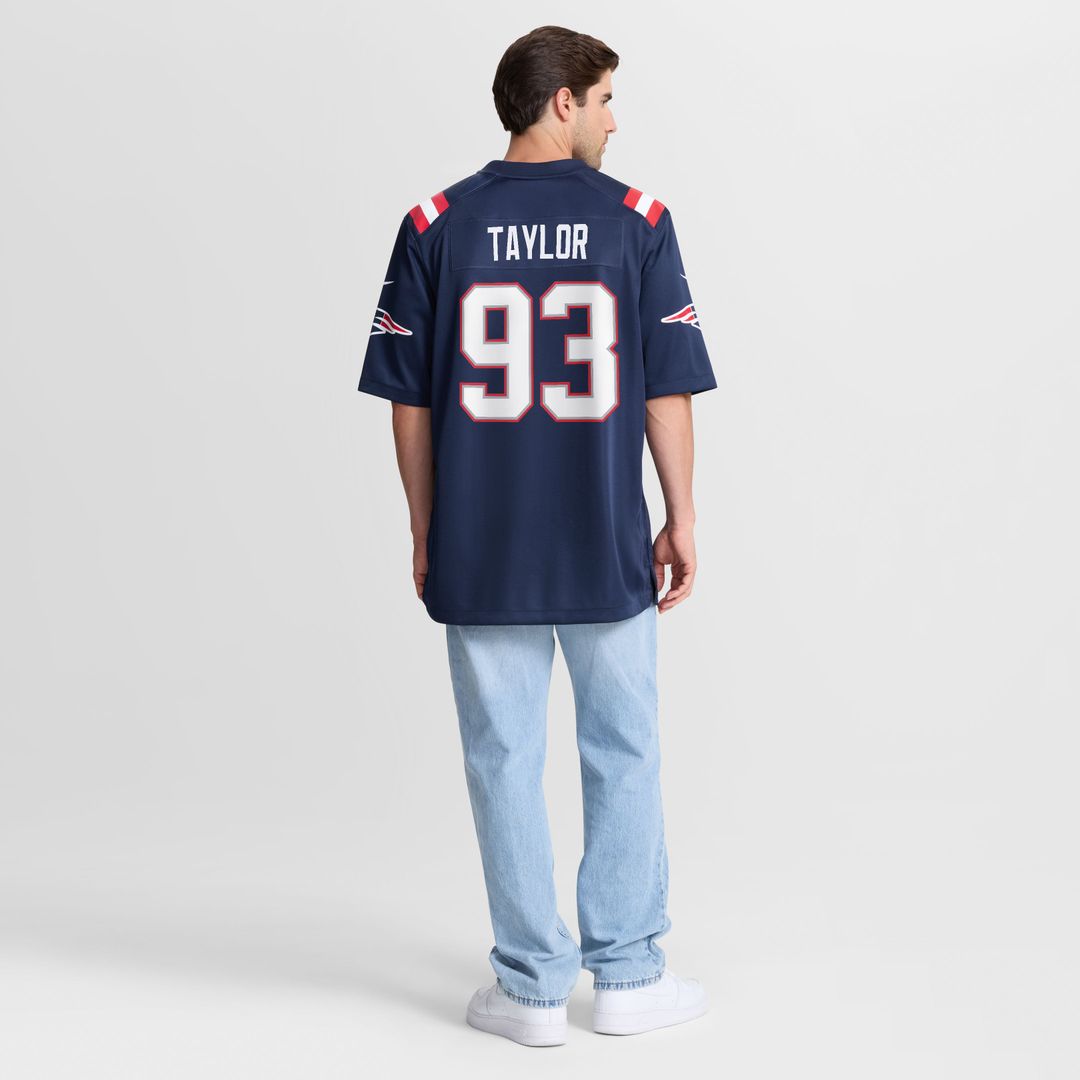 Leonard Taylor New England Patriots Game Jersey - Navy