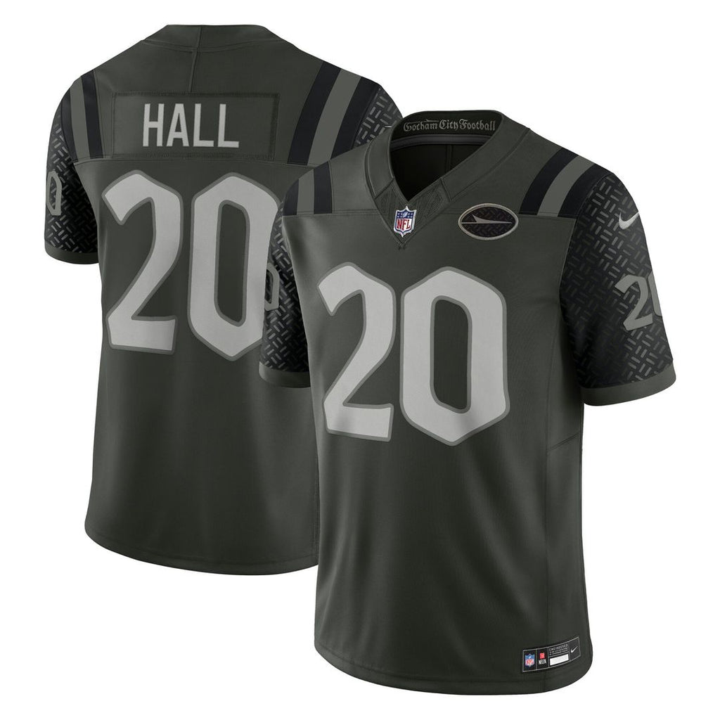 Breece Hall New York Jets Rivalries Collection Stitched Limited Jersey - Green