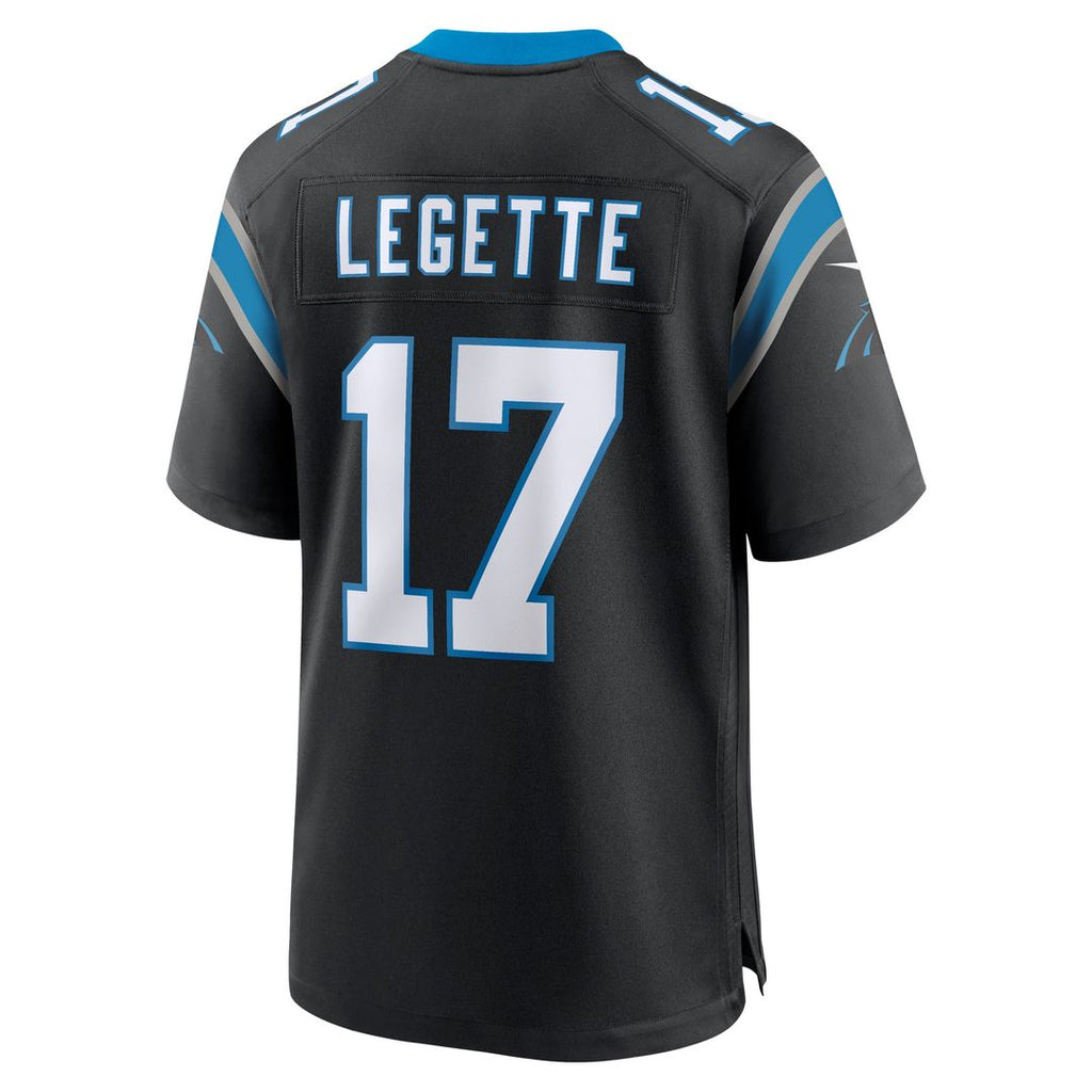 Xavier Legette Carolina Panthers Game Jersey - Black