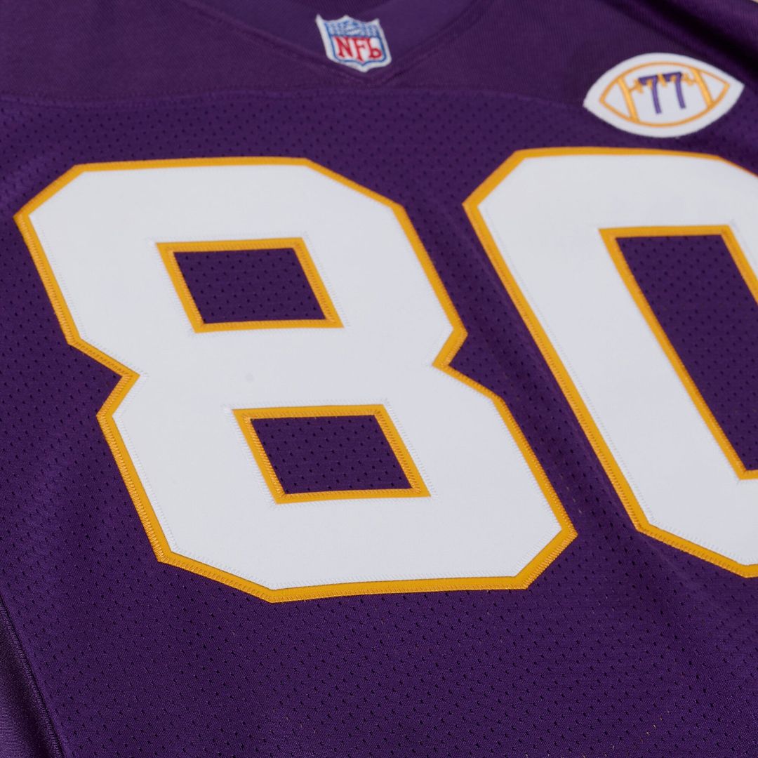 Cris Carter Minnesota Vikings 2001 Authentic Throwback Jersey - Purple