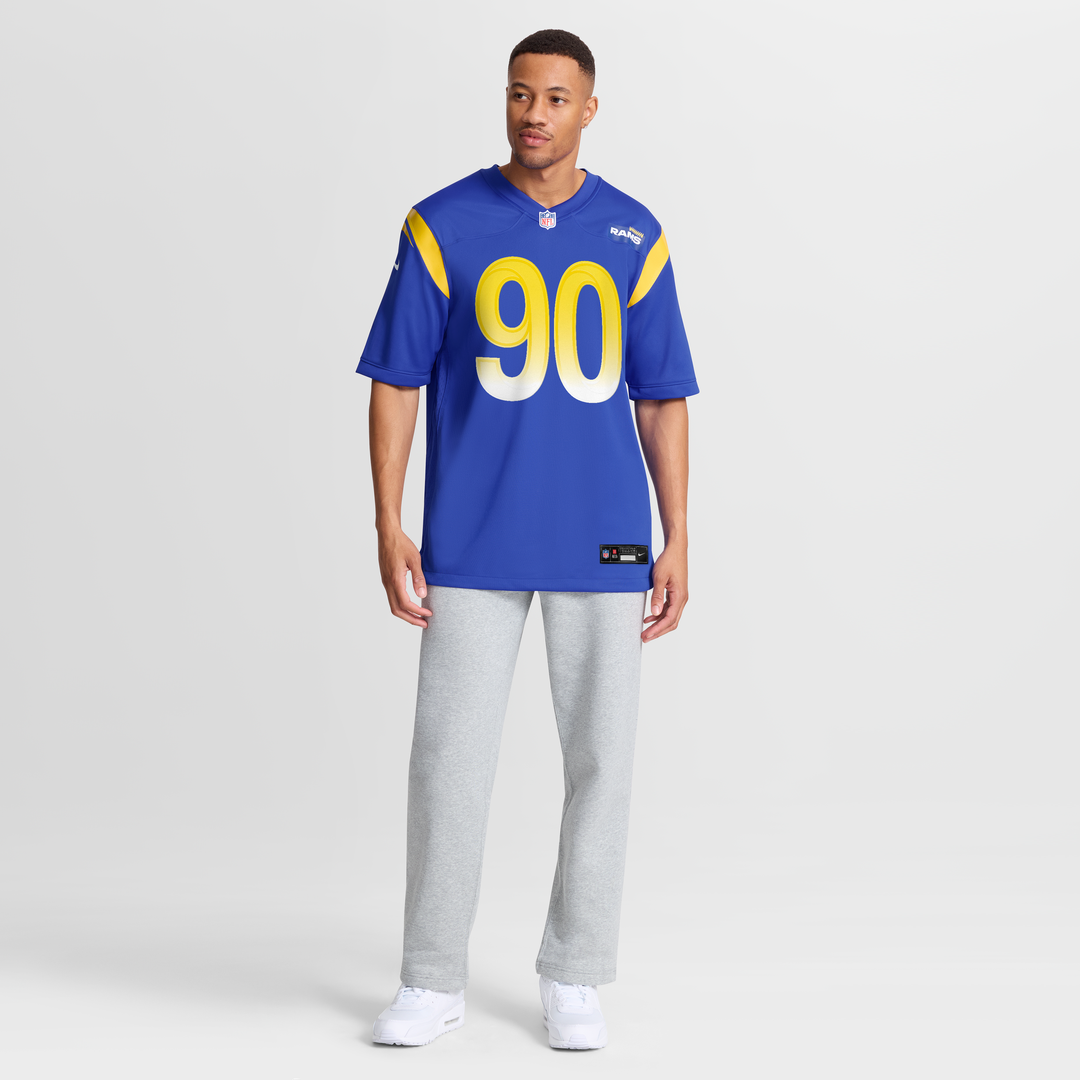 Tyler Davis Los Angeles Rams Game Jersey - Royal Blue