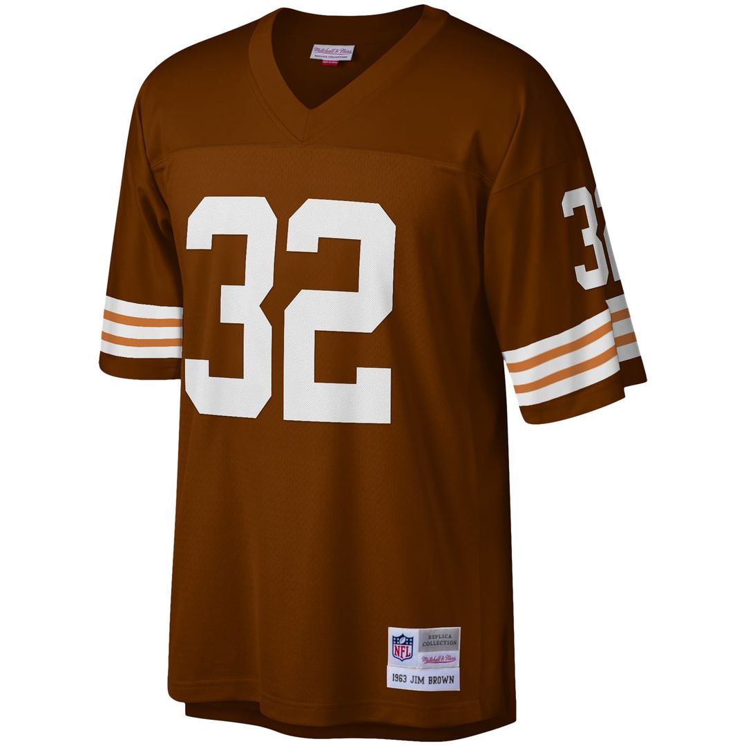 Jim Brown Cleveland Browns Legacy Replica Jersey - Brown