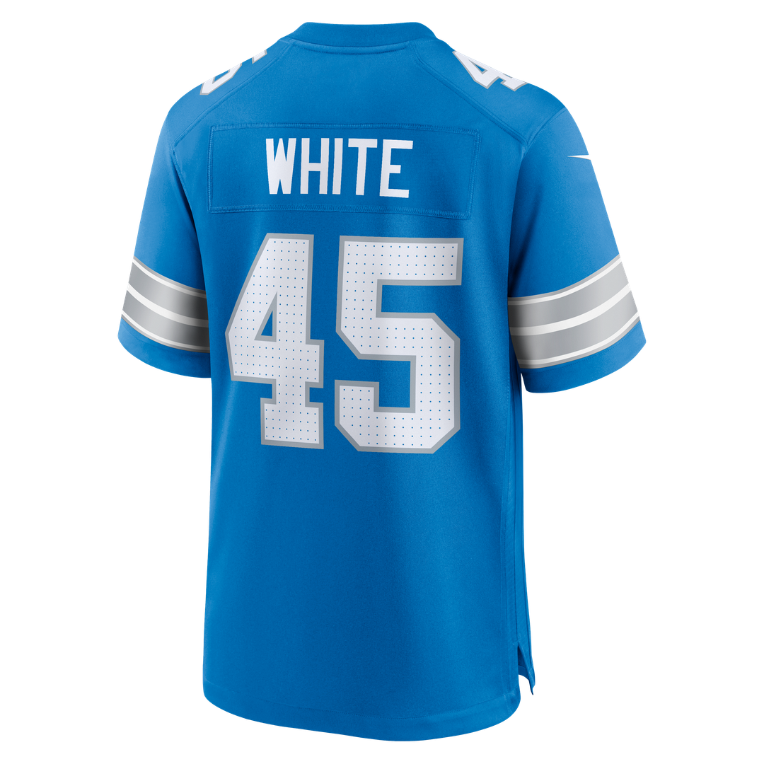 Devin White Detroit Lions Game Jersey - Blue