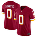 Mike Sainristil Washington Commanders Vapor F.U.S.E. Stitched Limited Jersey - Burgundy