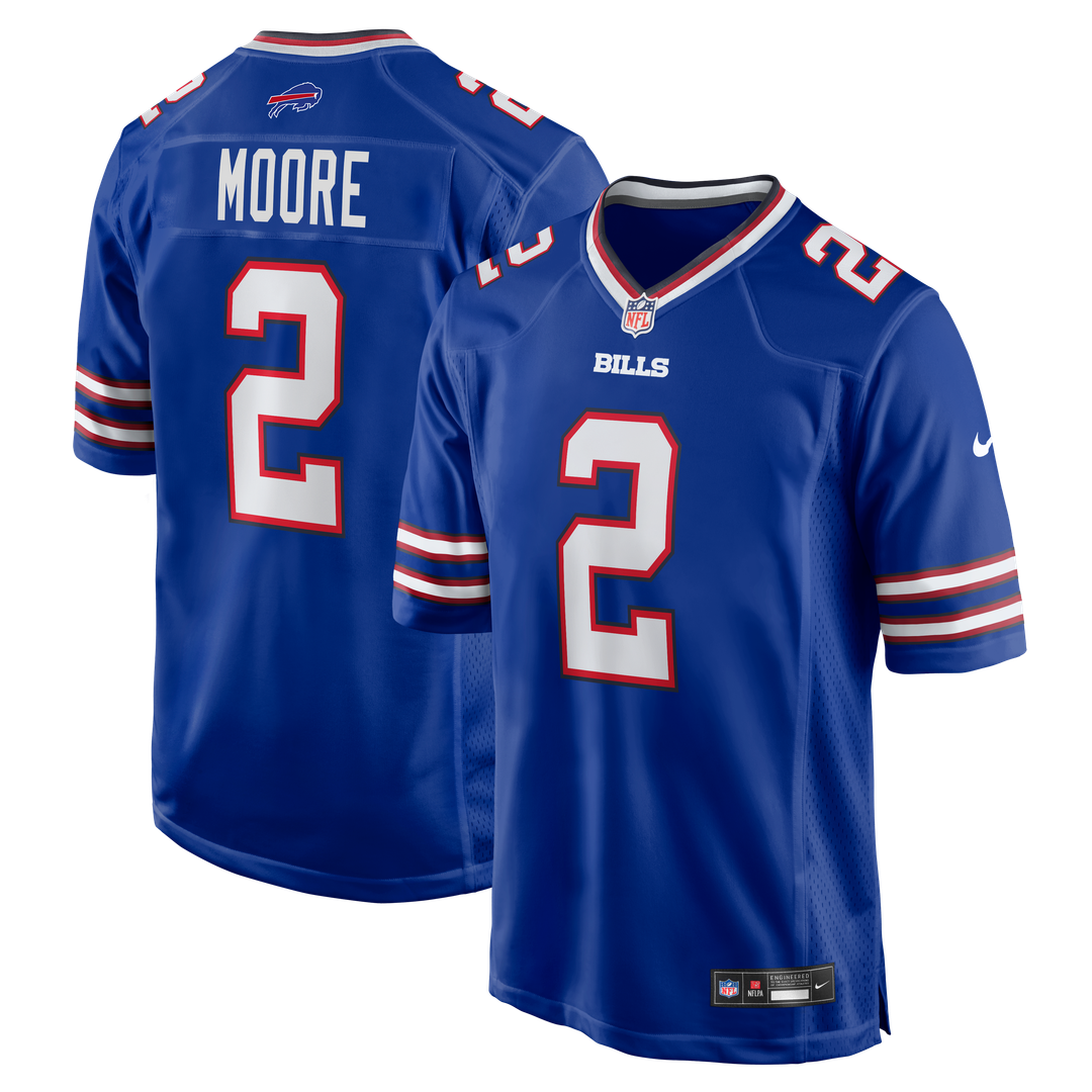 D.J. Moore Buffalo Bills Game Jersey - Royal Blue