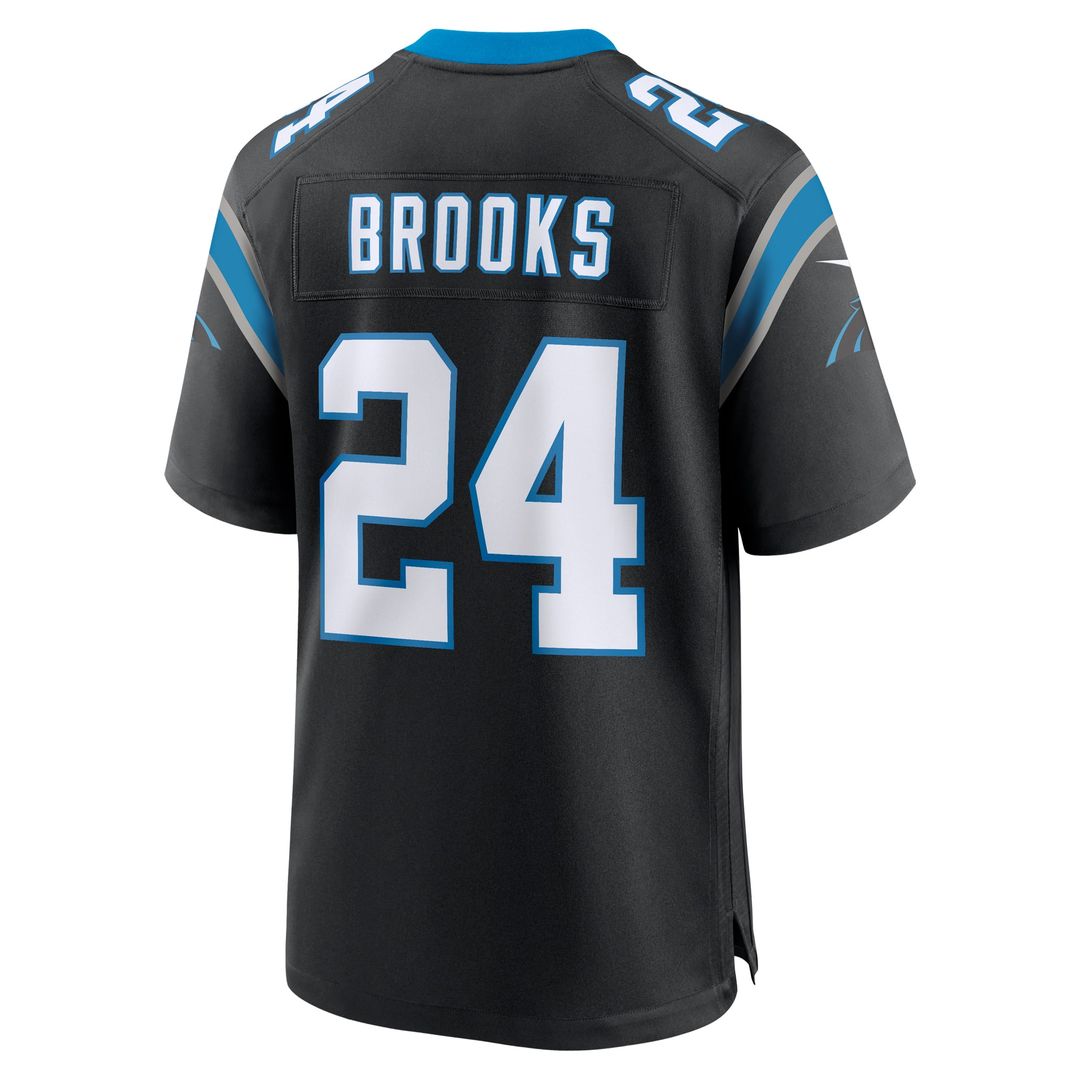 Jonathon Brooks Carolina Panthers Game Jersey - Black