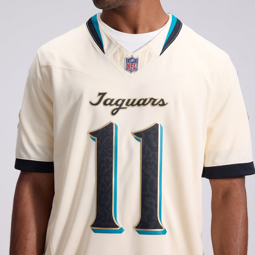 Parker Washington Jacksonville Jaguars 2026 Rivalries Collection Stitched Limited Jersey - Natural