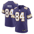 Randy Moss Minnesota Vikings Classic Game Jersey - Purple