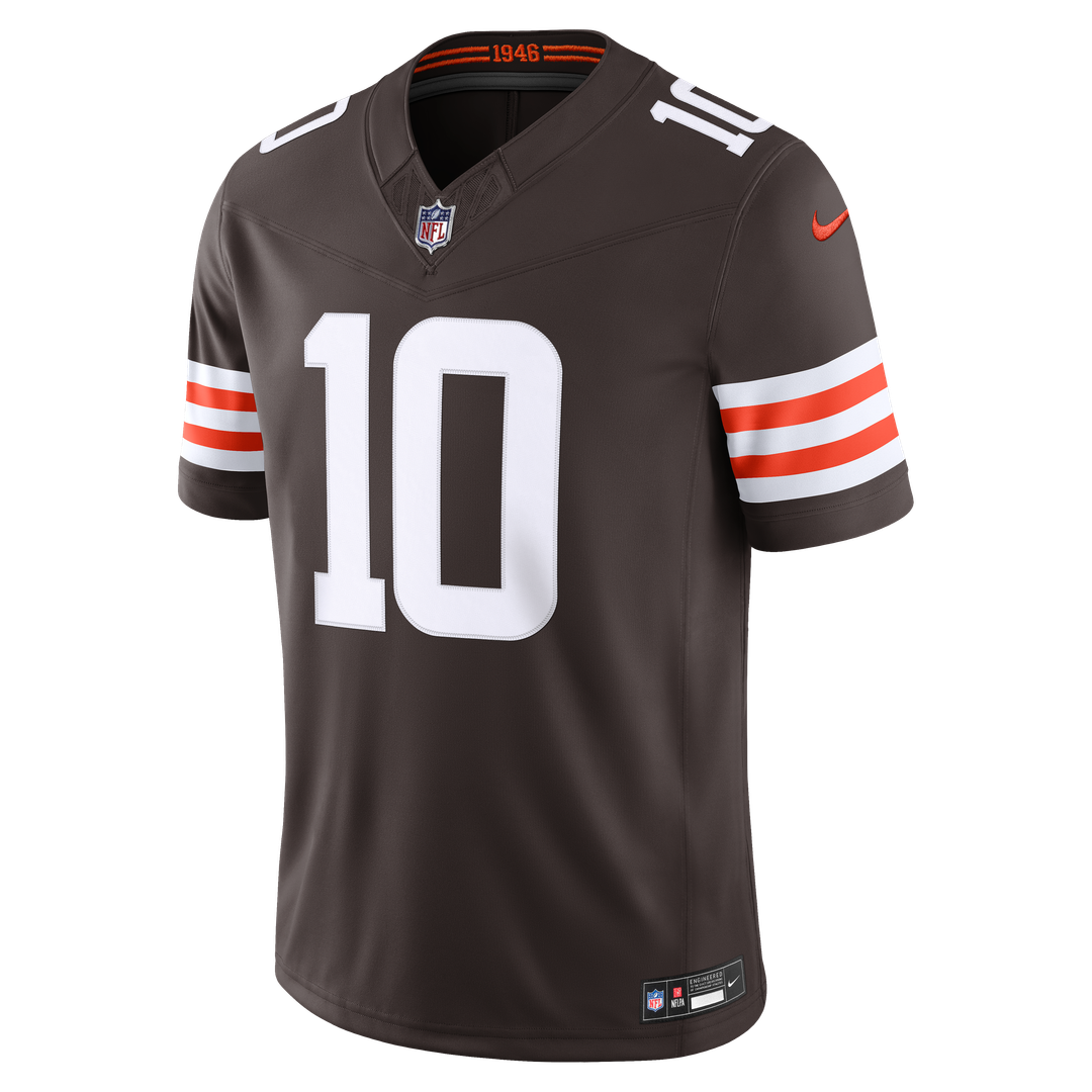 Quinshon Judkins Cleveland Browns Vapor F.U.S.E. Stitched Limited Jersey - Brown