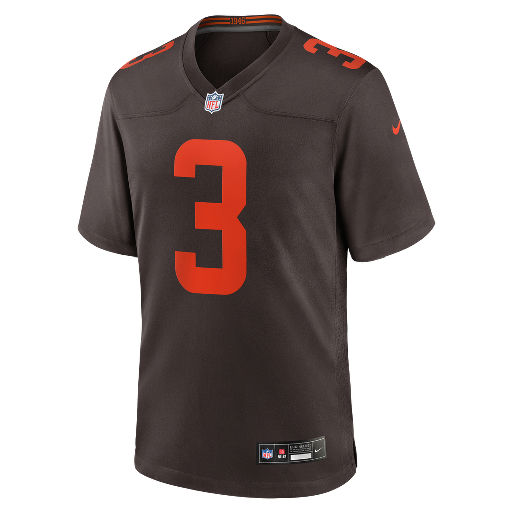 Jerry Jeudy Cleveland Browns Alpha Dawg Game Jersey - Brown