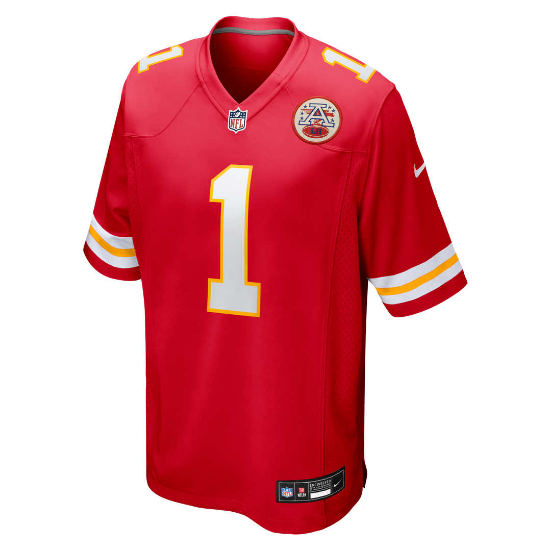 Xavier Worthy Kansas City Chiefs Game Jersey - Red