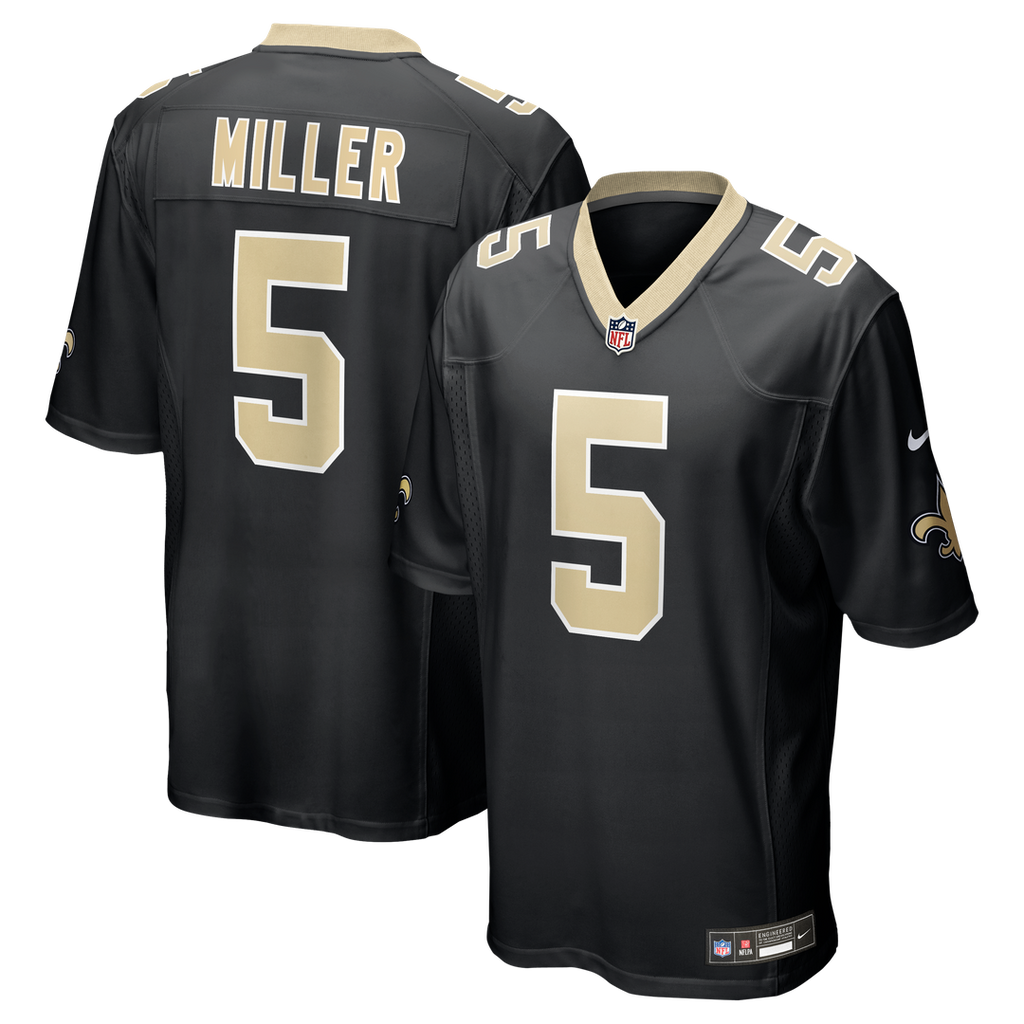 Kendre Miller New Orleans Saints Game Jersey - Black