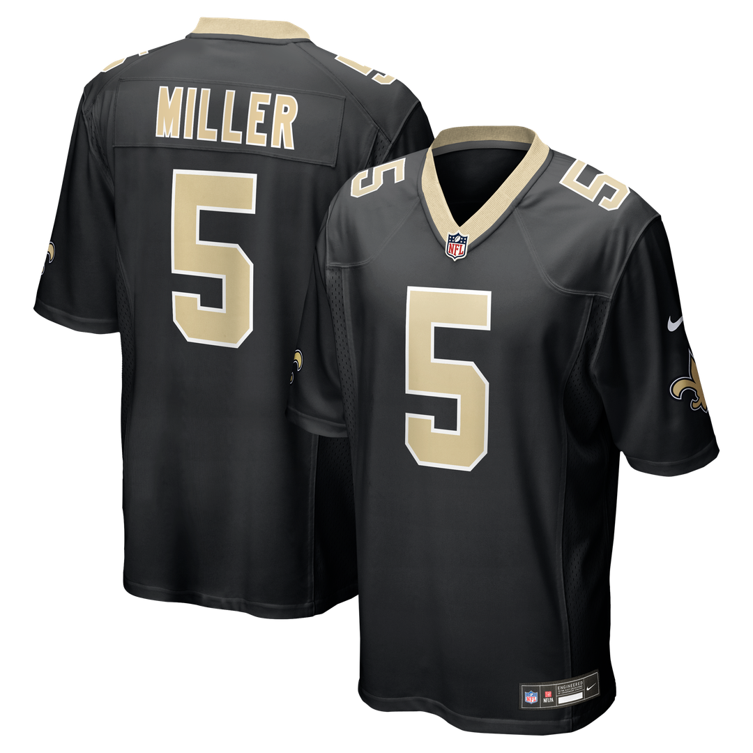 Kendre Miller New Orleans Saints Game Jersey - Black