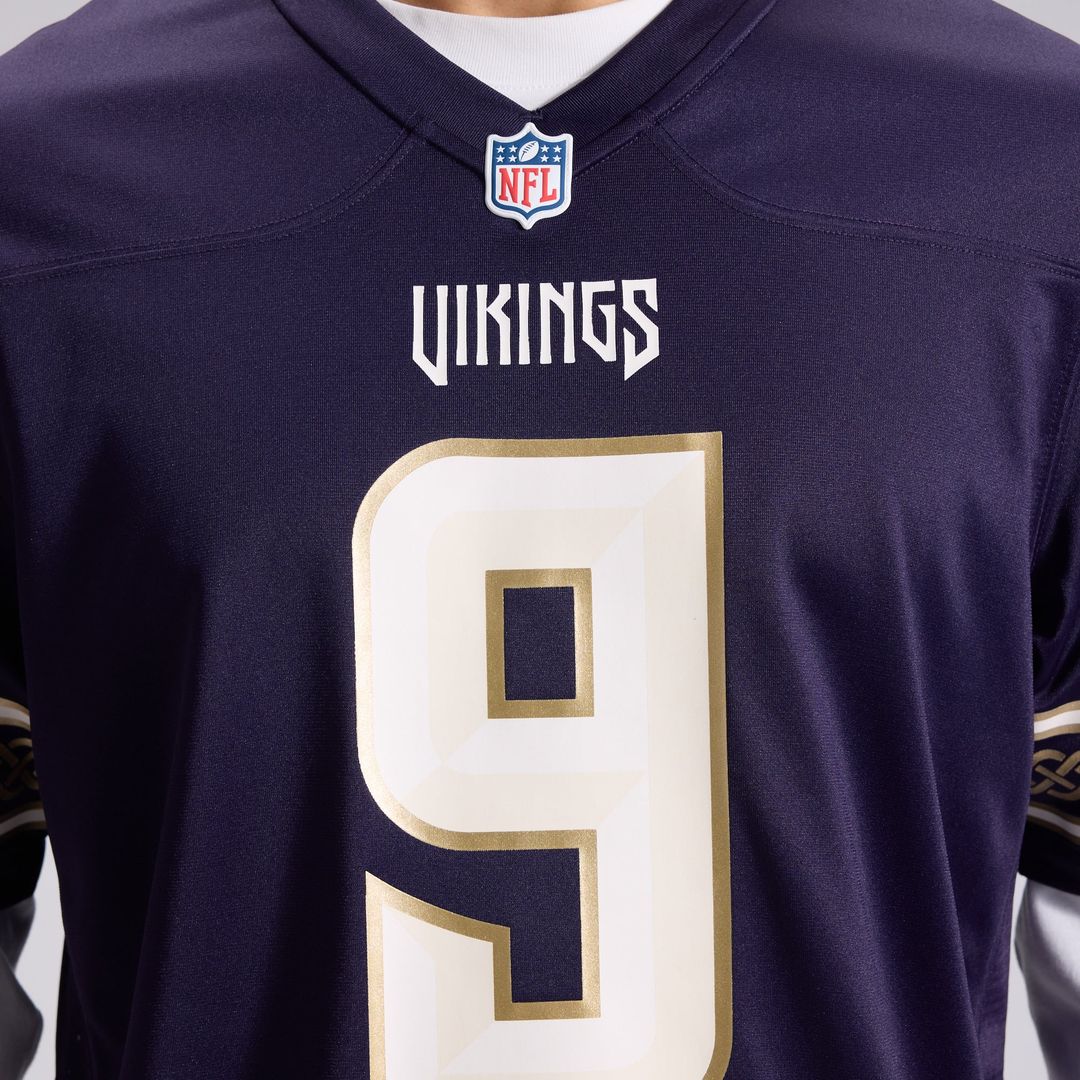 J.J McCarthy Minnesota Vikings 2026 Rivalries Collection Game Jersey - Purple