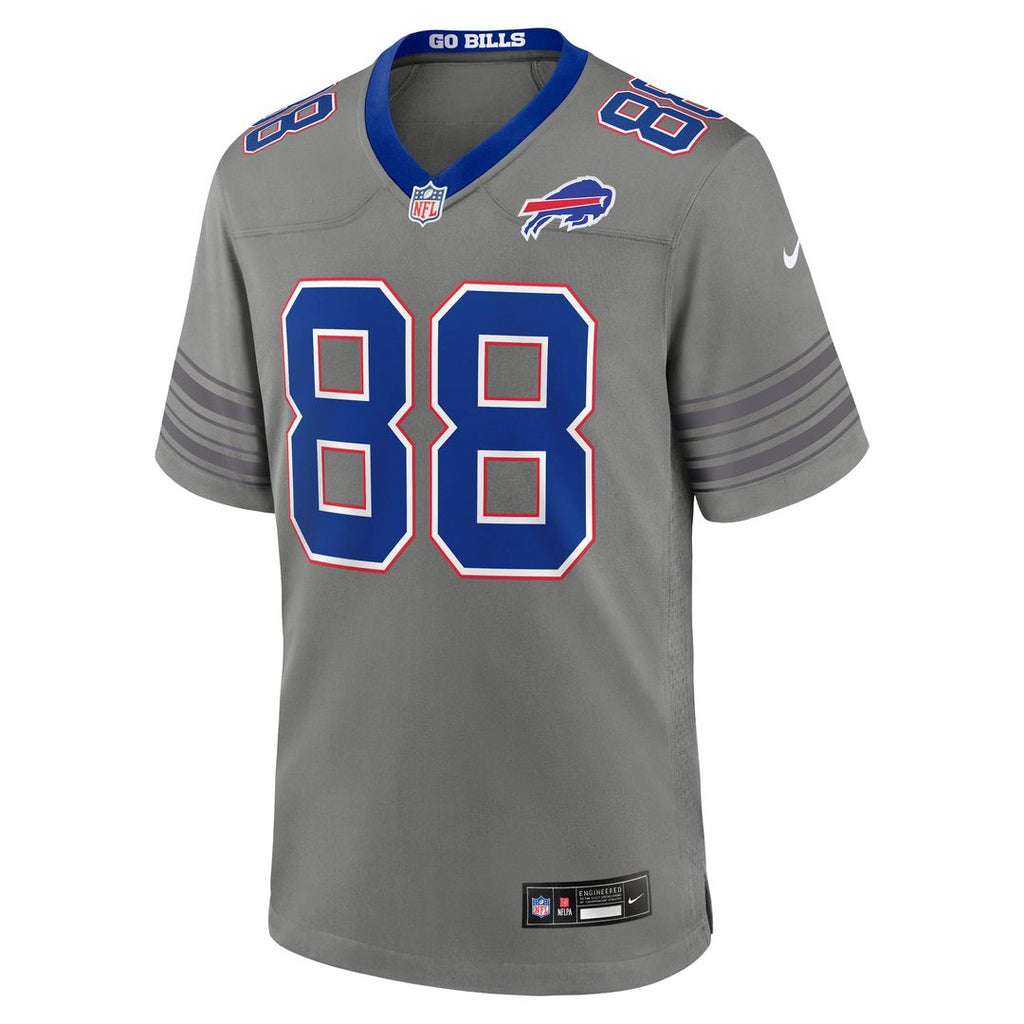 Dawson Knox Buffalo Bills Nickel City Game Jersey - Gray
