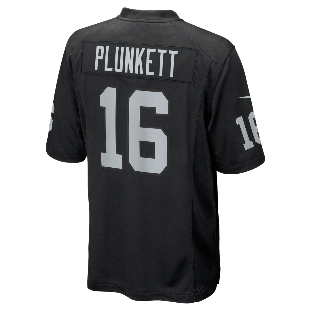 Jim Plunkett Las Vegas Raiders Game Jersey - Black