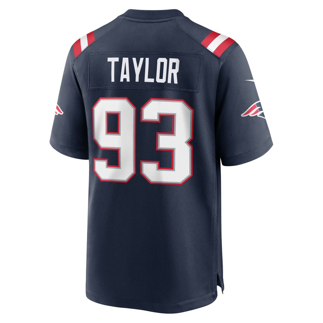 Leonard Taylor New England Patriots Game Jersey - Navy
