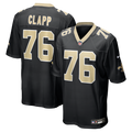 Will Clapp New Orleans Saints Game Jersey - Black