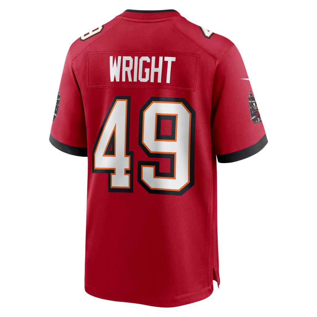 Owen Wright Tampa Bay Buccaneers Game Jersey - Red