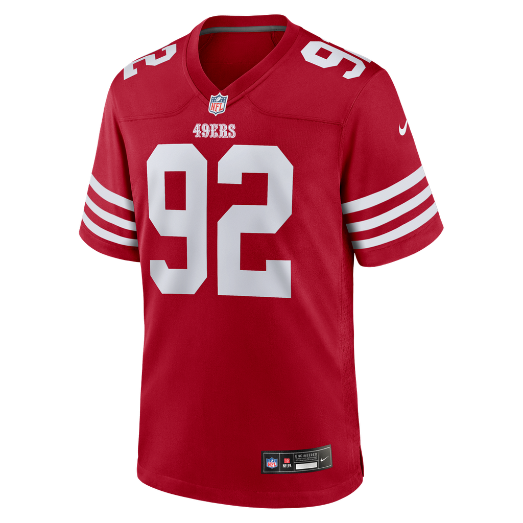 Osa Odighizuwa San Francisco 49ers Game Jersey - Scarlet