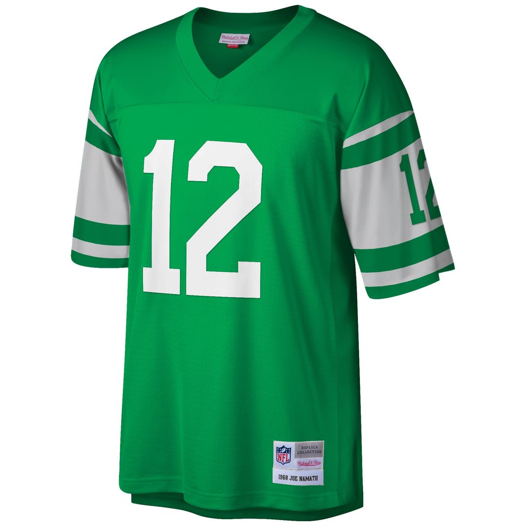 Joe Namath New York Jets Big & Tall 1968 Replica Jersey - Green