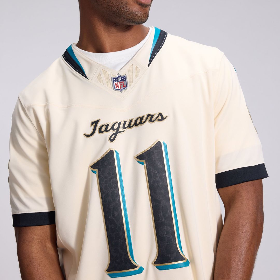 Parker Washington Jacksonville Jaguars 2026 Rivalries Collection Stitched Limited Jersey - Natural