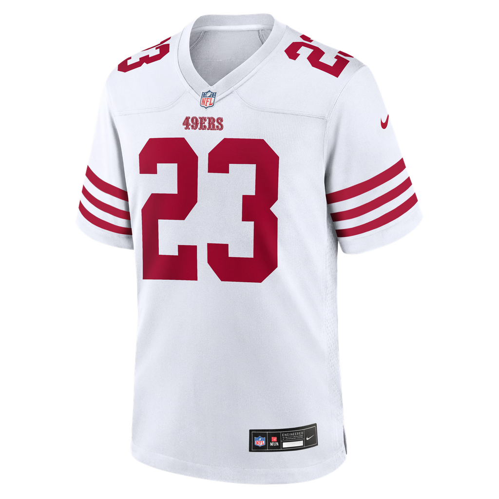 Christian McCaffrey San Francisco 49ers Game Jersey - White