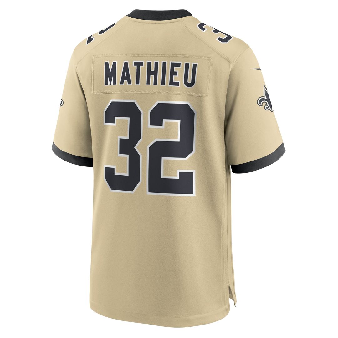 Tyrann Mathieu New Orleans Saints Gameday Golds Alternate Game Jersey - Gold