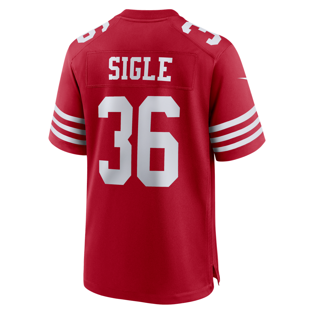 Marques Sigle San Francisco 49ers Game Jersey - Scarlet