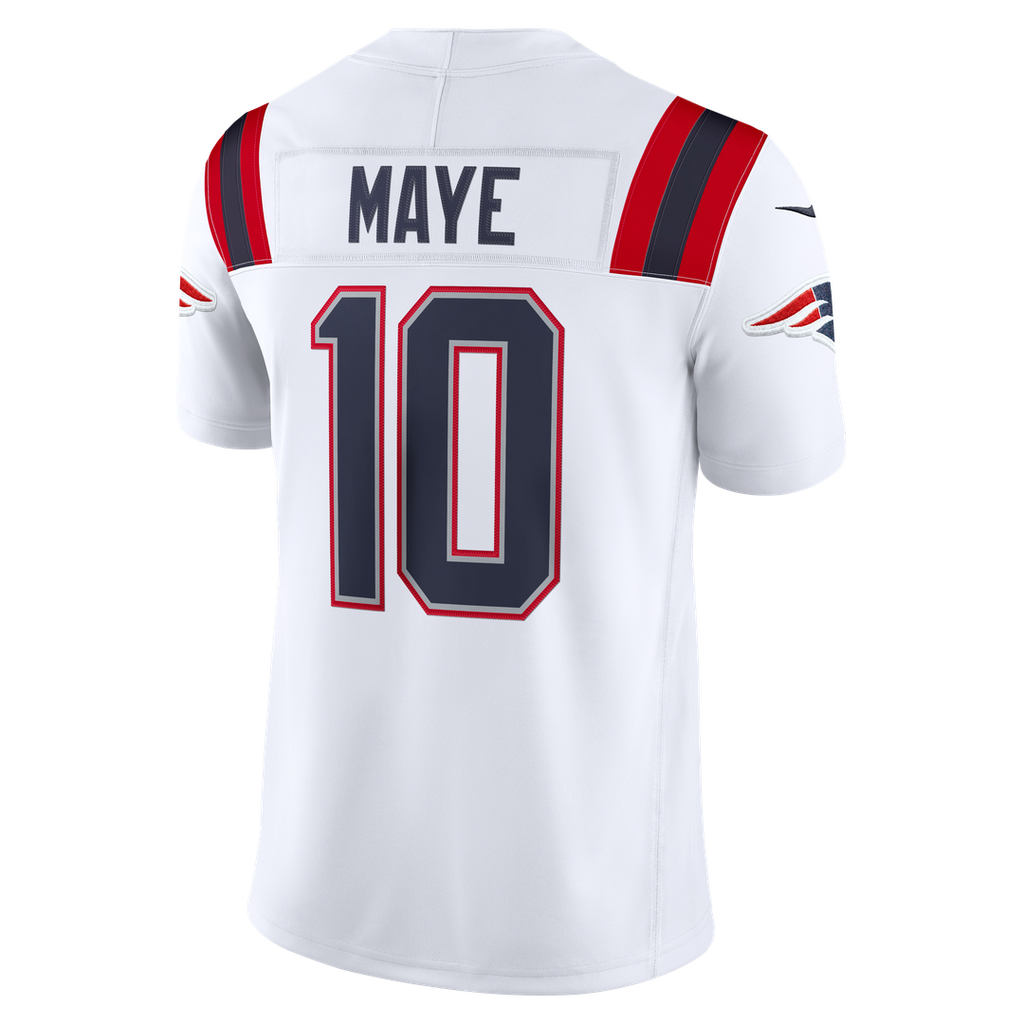 Drake Maye New England Patriots Alternate Vapor F.U.S.E. Stitched Limited Jersey - Red