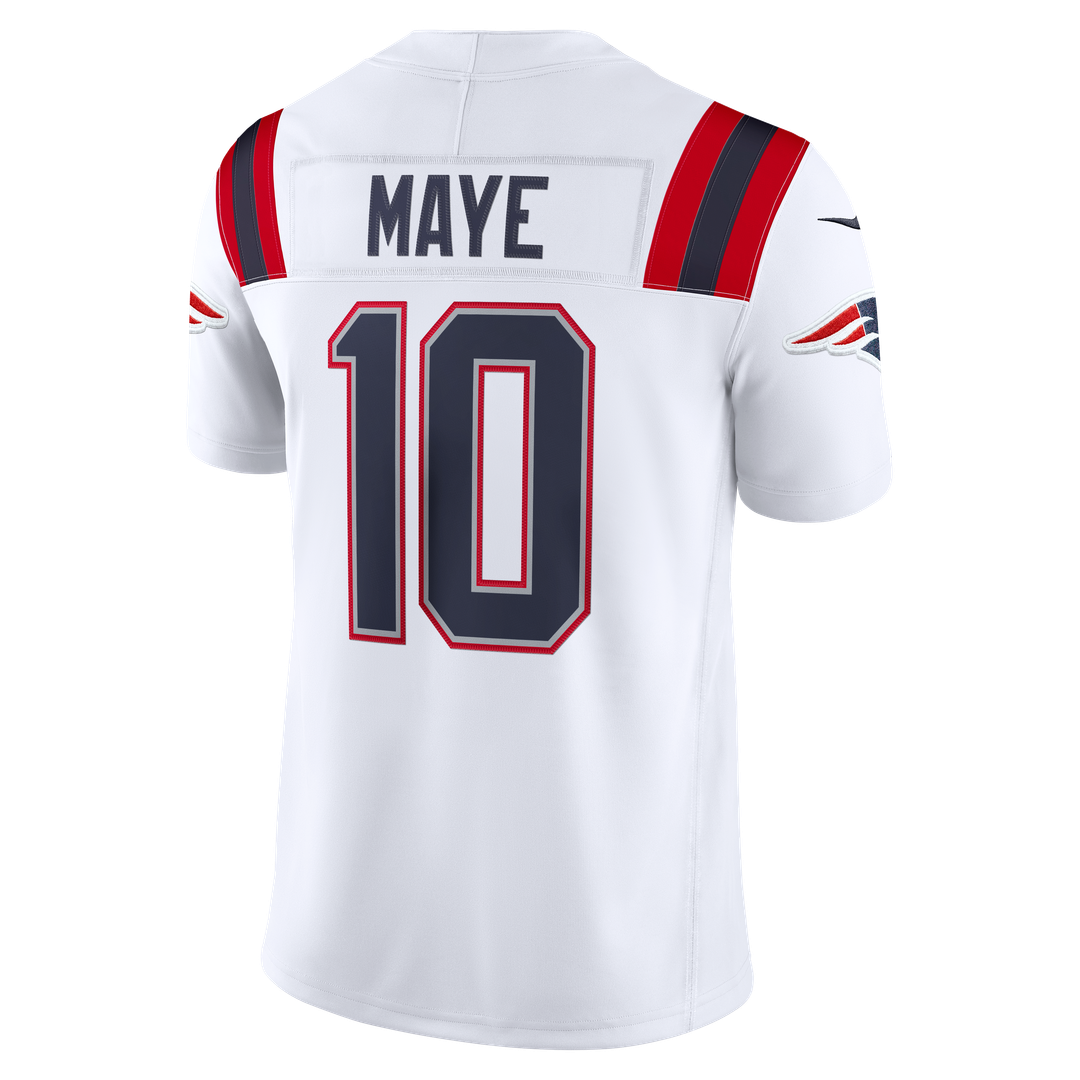 Drake Maye New England Patriots Alternate Vapor F.U.S.E. Stitched Limited Jersey - Red