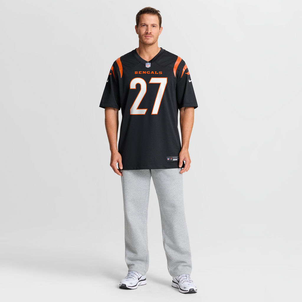 Jordan Battle Cincinnati Bengals Game Jersey - Black