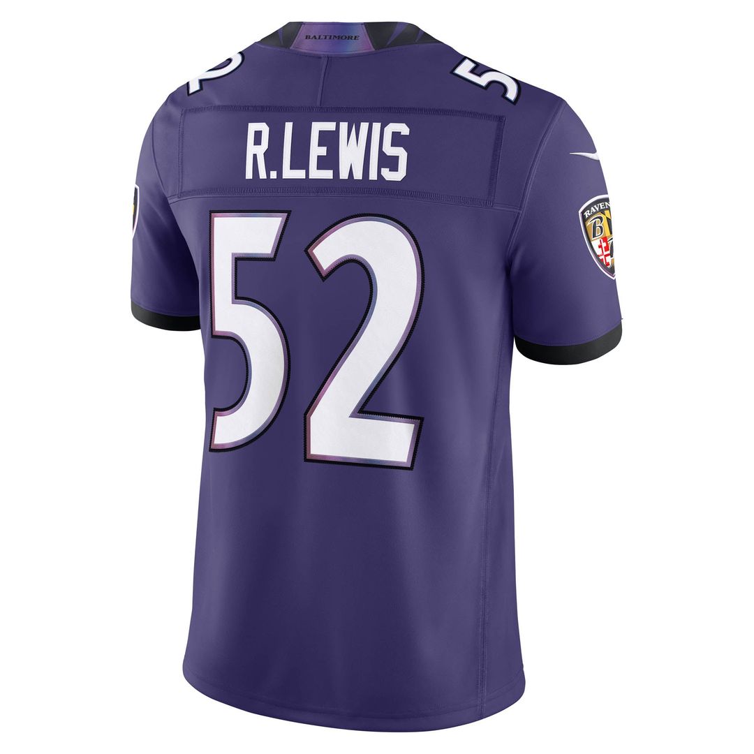 Ray Lewis Baltimore Ravens Alternate Vapor F.U.S.E. Stitched Limited Jersey - Black