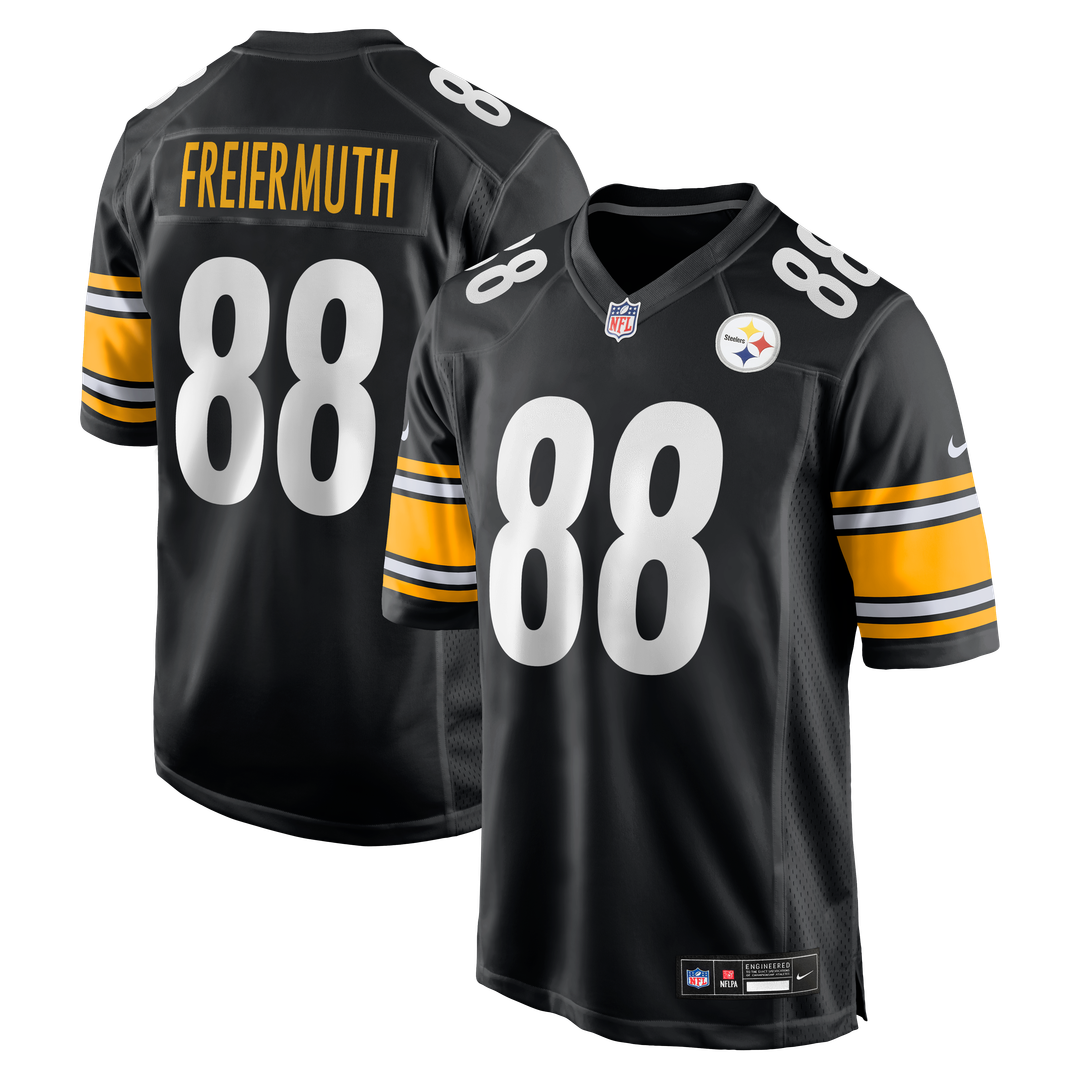 Pat Freiermuth Pittsburgh Steelers Game Jersey - Black