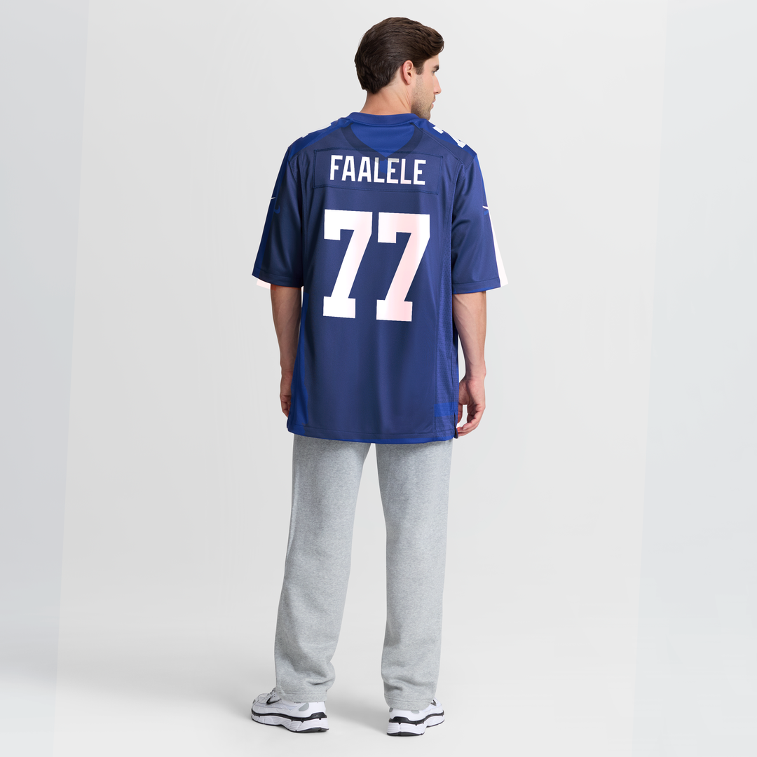 Daniel Faalele New York Giants Game Jersey - Royal Blue