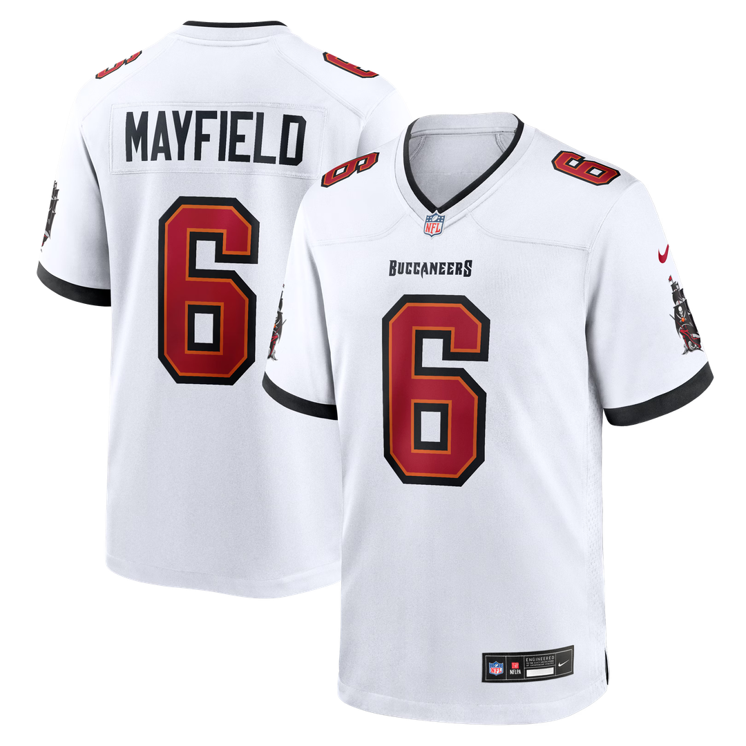 Baker Mayfield Tampa Bay Buccaneers Away Game Jersey - White